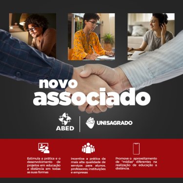 UNISAGRADO estabelece associação institucional com a ABED