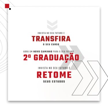 Inscrições abertas para Transferência, 2ª graduação e Reingresso no UNISAGRADO