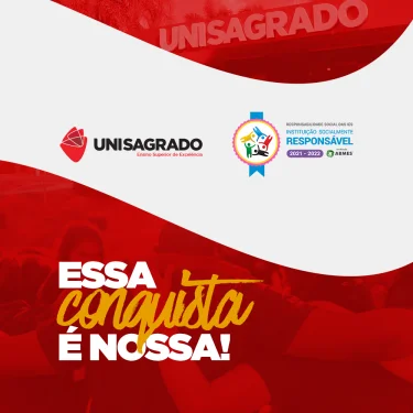 UNISAGRADO conquista Selo Instituio Socialmente Responsvel