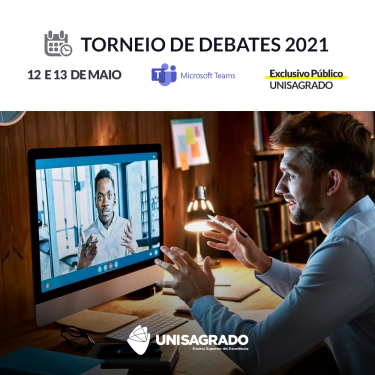 Inscrições abertas para o Torneio de Debates 2021