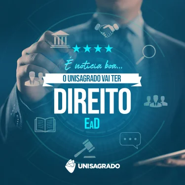 UNISAGRADO conquista nota de excelncia para o curso de Direito e aguarda autorizao para lanamento