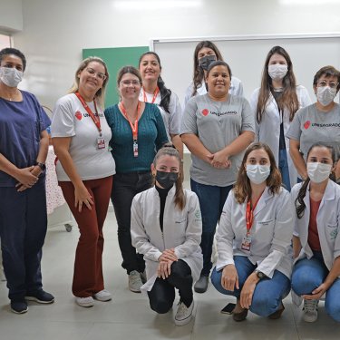 Curso de Nutrição realiza atividade de educação alimentar com colaboradores