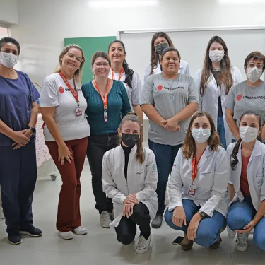 Curso de Nutrio realiza atividade de educao alimentar com colaboradores