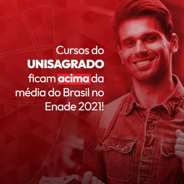 UNISAGRADO tem cursos avaliados no ENADE acima da mdia nacional