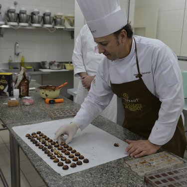 Curso de Gastronomia recebe chef confeiteiro representante da Callebaut