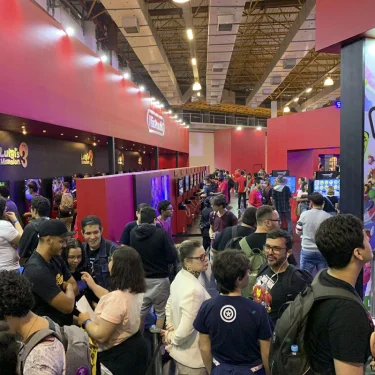 Estudantes do curso de Jogos Digitais participaram do maior evento de games da Amrica Latina