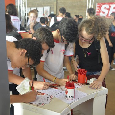 UNISAGRADO participou da Festa da Ciência no dia 25 de outubro