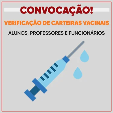 UNISAGRADO convoca estudantes, professores e funcionrios para verificao de carteiras vacinais contra o Sarampo