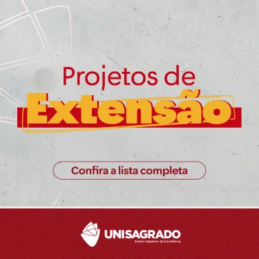 Projetos de extens�o do UNISAGRADO est�o com vagas abertas para o segundo semestre de 2026