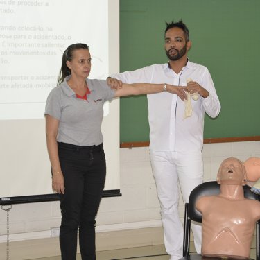 Integrantes da CIPA participam de treinamentos para prevenção de acidentes