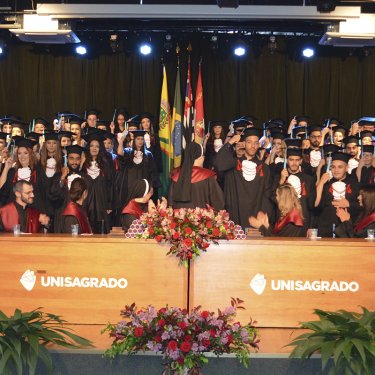 Fim da temporada de Formaturas Solenes do UNISAGRADO