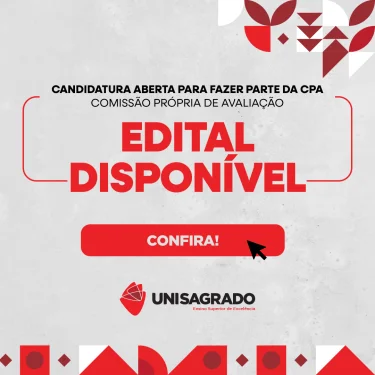Confira o edital completo para candidatura na Comisso Prpria de Avaliao (CPA)