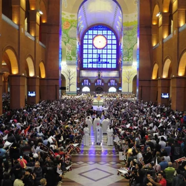Peregrinao  Aparecida reuniu 91 usqueanos em Ao de Graas pela Beatificao de Madre Cllia Merloni
