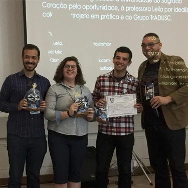 Curso de Letras  Tradutor da USC participa de Simpsio em So Paulo  SP