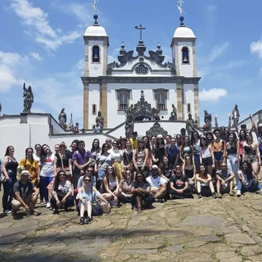 Estudantes da USC participam de viagem tcnica em Minas Gerais