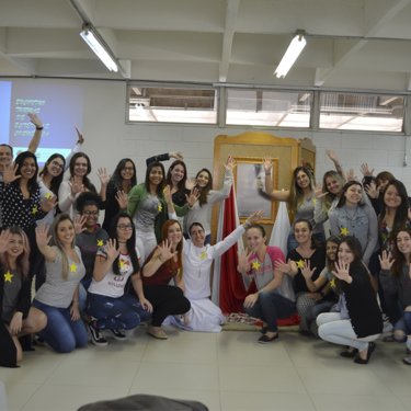 Curso de Estética e Cosmética participa de momento especial com a Pastoral da Universidade