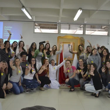 Curso de Esttica e Cosmtica participa de momento especial com a Pastoral da Universidade