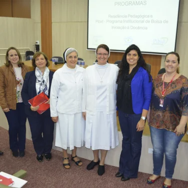 USC realiza Aula Inaugural do Programa Residncia Pedaggica e Programa Institucional de Bolsa de Iniciao  Docncia