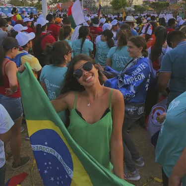 Estudante de Publicidade da USC participa da JMJ no Panam