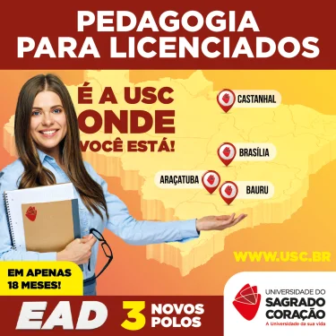 USC lana 3 novos polos EAD no Distrito Federal, Par e So Paulo