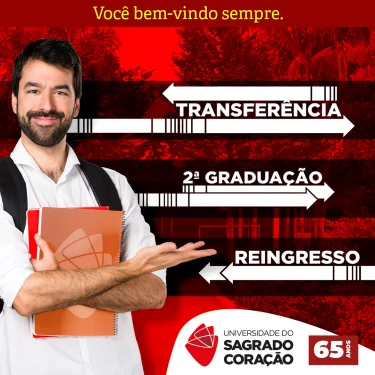 USC abre inscries para transferncia, 2 graduao e reingresso