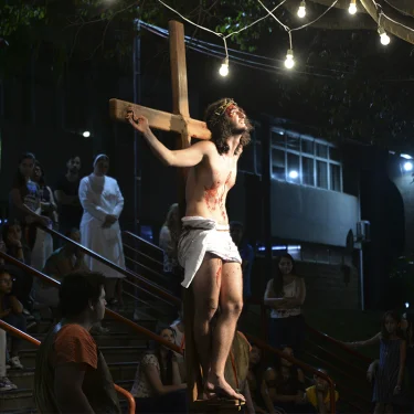 Amor gape foi retratado nas encenaes da Via Sacra