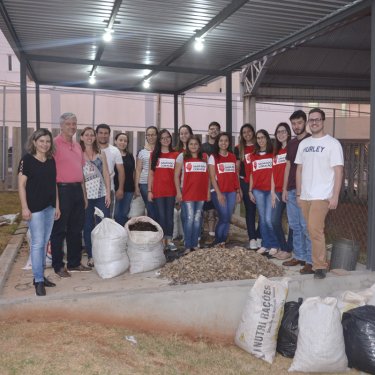 Inauguração do pátio de compostagem