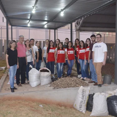 Inaugurao do ptio de compostagem