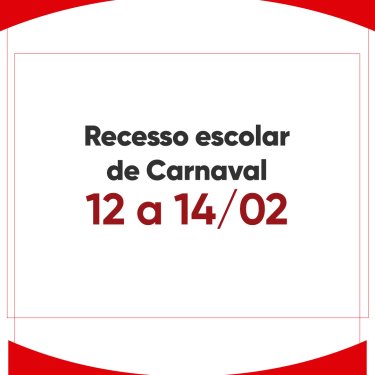 Recesso Escolar de Carnaval