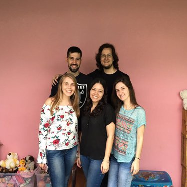 Engenharia de Produ��o visita abrigo Lar Social Flora