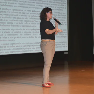 Arquitetura e Urbanismo promove palestra sobre projeto de paisagem e cidade contempornea