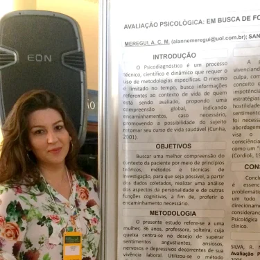 Estudante de Psicologia participa de Congresso de Avaliao Psicolgica