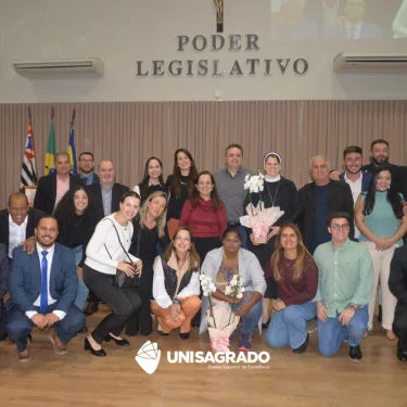 Professoras e projeto de extenso do UNISAGRADO recebem Moo de Aplausos da Cmara de AgudosMunicipal