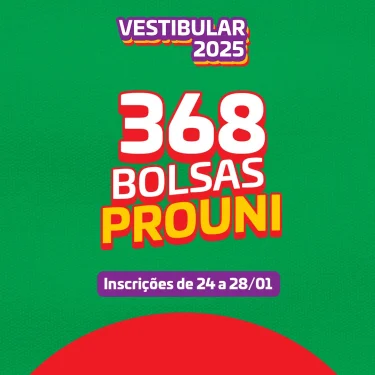 UNISAGRADO oferecer 368 bolsas PROUNI em 2025