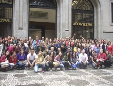 Estudantes da USC na Bovespa