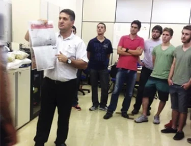 Estudantes da USC  realizaram visita tcnica no Jornal da Cidade Bauru