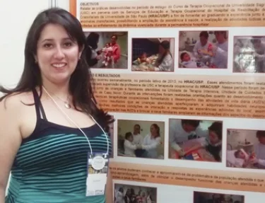 Professora do curso de Terapia Ocupacional da USC representou a Universidade com seus trabalhos em dois eventos da rea