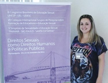 Estudante do curso de Psicologia da USC apresenta trabalho em Congresso