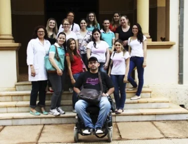 Estudantes da USC no Instituto Lauro de Souza Lima