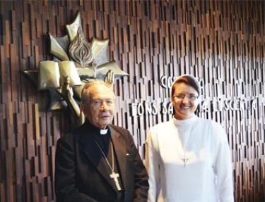 USC recebe a visita do Arcebispo emrito de Braslia