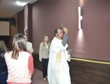 Missa inaugurou os novos auditrios da USC