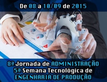 USC realizar� 8� Jornada de Administra��o e 5� Semana Tecnol�gica de Engenharia de Produ��o
