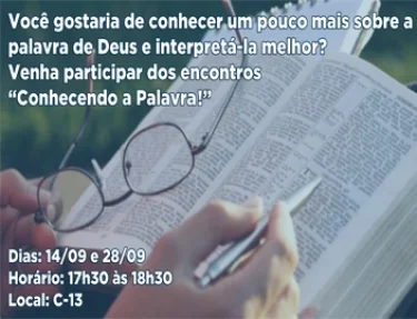 USC realiza encontro sobre a Bblia