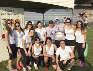 Estudantes e professores de Nutri��o na 25� Volta USP