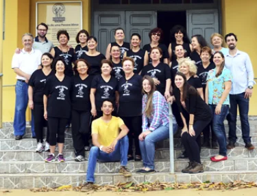 Grupo de Pesquisa GEVA da USC realizou segundo momento da ao Plantando Sorrisos
