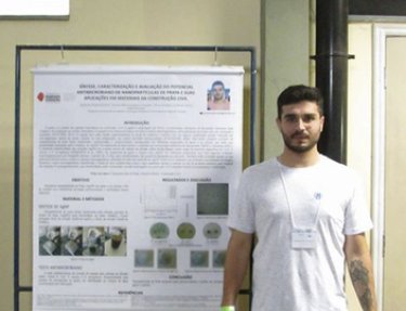 Estudante do Mestrado em Ciência e Tecnologia Ambiental participou de evento na área da química