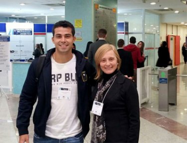 Professora e estudante da USC participaram de evento científico
