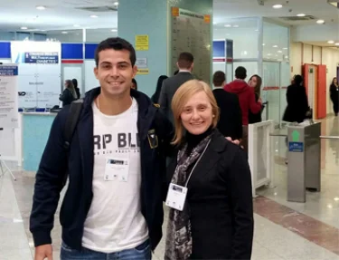 Professora e estudante da USC participaram de evento cientfico