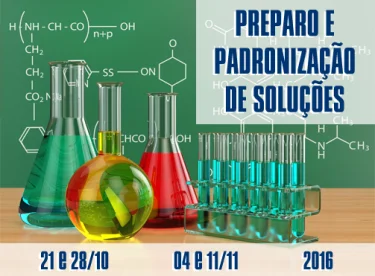 USC est com inscries abertas para o curso de extenso Preparo e Padronizao de Solues