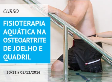 Inscries abertas para o curso “Fisioterapia aqutica na osteoartrite de joelho e quadril” na USC